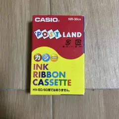 신품 미개봉 カシオ ポストランド用 インクリボン カラー NR-30CR