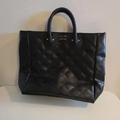 YOUNG & OLSEN キルティング トートバッグ ブラック
