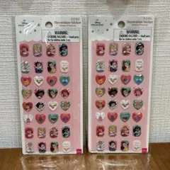 ディズニー　プリンセス　キャラクターシール 2枚セット　ダイソー