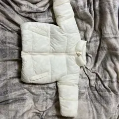 アイボリー 中綿入りダウンコート