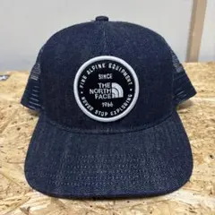 美品　ノースフェイス　デニムキャップ