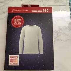 ヒートテック　ウルトラウォームクールネックT（長袖）　ホワイト　160