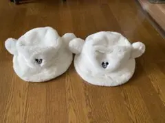 【美品2枚セット/58cm】ディズニー 公式 ミッキー もこもこ バケハのサムネイル