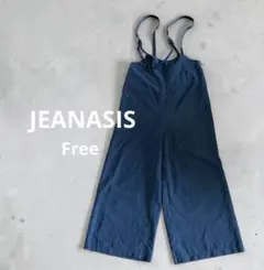 JEANASIS ブラック サロペット