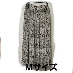 レオパード柄 プリーツスカート Mサイズ