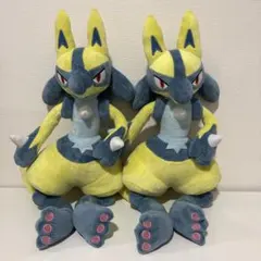 ポケットモンスター　めちゃもふぐっとぬいぐるみ　黄色いルカリオ　2セット