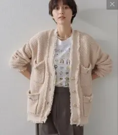 Whim Gazette TWEEDYニットジャケットのサムネイル