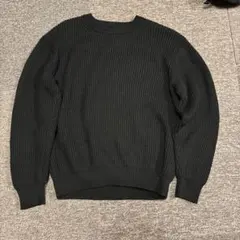 BATONER ブラック ニット　SIGNATURE CREW NECKのサムネイル
