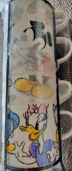 フランフランミッキー・ミニーマウス タワーマグカップセット 4個