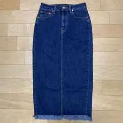 MOUSSY ロングデニムスカート size1 di77