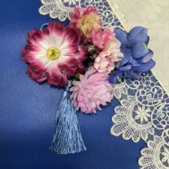 髪飾り ヘアアクセサリー　秋桜　七五三 婚礼　結婚式　成人式　卒業式