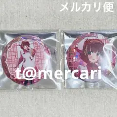 推しの子ポップアップストア　渋谷109チャイナメイド　有馬かなホロ缶バッジ2種