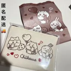 新品未開封 ちいかわ ちいかわギフトポーチ バレンタイン　ハチワレ　うさぎ