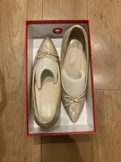 ORiental TRaffic× MISCH MASCHパンプスゴールドリボン