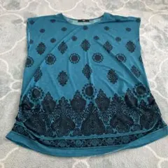 NICOLE ターコイズ 半袖Tシャツ Mのサムネイル