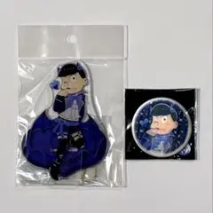 おそ松さん カラ松 悪魔アイドル アクリルスタンド チェンジング缶バッジ