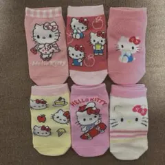 ②キティ　サンリオ　キャラクター　15〜20cm 靴下　ソックス　お得　キッズ