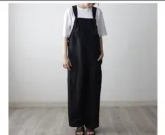 CLIP TAB(クリップタブ）ベルギーリネン サロペットのサムネイル