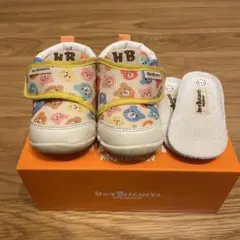Hot Biscuits ベビーシューズ 11.5cm カラフル 動物