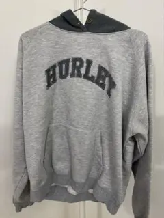 Hurley パーカー　コーデュロイ　フーディ　グレー　M レディスのサムネイル