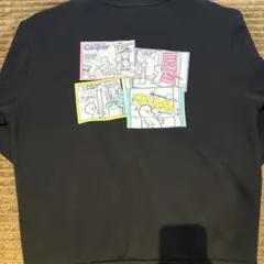 Casper コミックプリント スウェット M