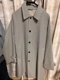 チェック柄 チェスターコート