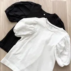 GLOBALWORK GU パフスリーブ カットソー セット 140のサムネイル