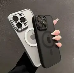 【iPhone17】専用スマホケースMagSafe対応　ブラック