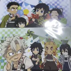鬼滅の刃 クリアファイル 全集中展 誕生祭 ハロウィン 冨岡義勇 不死川実弥 鬼滅の刃 全集中展 刀鍛冶の里編 柱稽古編 限定 クリアファイル 義勇