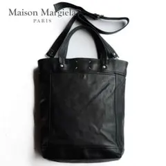 Maison Margiela 15AW ショッパー レザートートバッグ 白タグ - メルカリ
