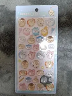 正規品　サンスター文具 ちいかわ　みんな　ポーズ　ボンボンドロップシール