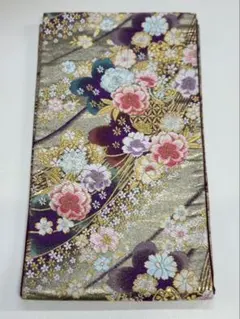 華やかな花柄 袋帯　豪華