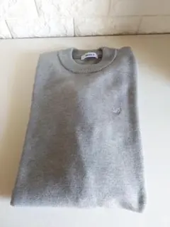 FOREVER 21 グレー クルーネックニット（ワンピース丈）【美品】【良品】