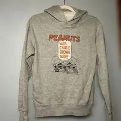 UT / PEANUTS チャーリーブラウン パーカー グレー