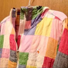 go slow caravan - パッチワーク•ジップアップパーカー 1