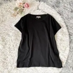 MARGARET HOWELL Tシャツ 1 黒 春通勤 完売品 美シルエットのサムネイル