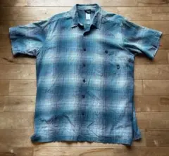 美品 パタゴニア acシャツ シャドーチェック patagオンブレ サッカー