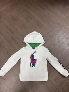 Polo Ralph Lauren 3T ホワイトパーカー100CM