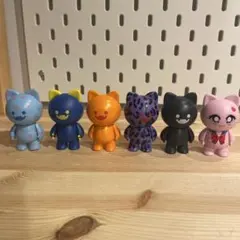 キャットマンション cat mansion 猫型フィギュア 6体セット