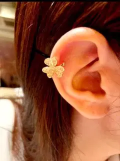 ピアス☆イヤリング☆イヤーカフ☆クローバー☆お花☆可愛いカッコいい
