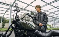 ROLLER FAKE LEATHER COACH JACKET XL