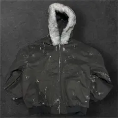 短丈 ファージャケット grunge n2b y2k opium fur