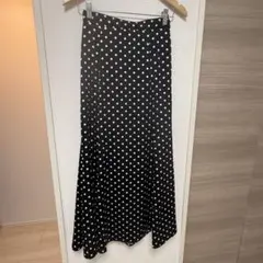 GRL ドット柄スカート