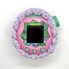 【色のご相談OK♪】たまごっちパラダイス★パール付★カバー ケース もこ かぎ針