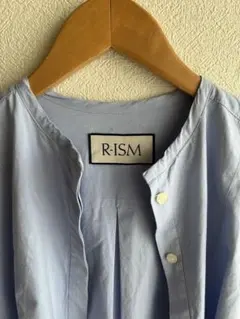 R-ISM 日本製 バンドカラーシャツ クリーニング済