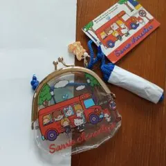 サンリオ キャラMIX/バス ネックがま口ポーチ:2016年製