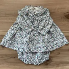 【プチバトー】花柄トップスとブルマセット 6M 67㎝