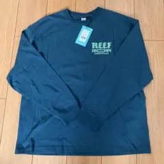 新品　タグつきREEF グリーン 長袖シャツ Lサイズ