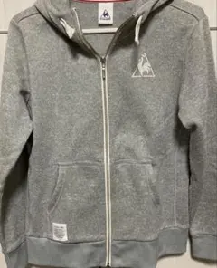 le coq sportif グレー フルジップパーカー
