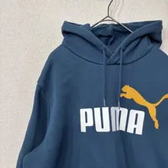 プーマ　パーカー　スウェット　ロゴ　アメリカ古着　M 3611